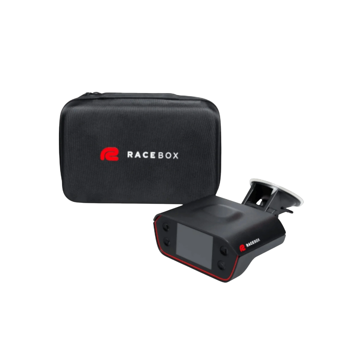 RaceBox Mini GPS Laptimer für Motorsport und Trackdays mit Transporttasche – präzises Performance- und Telemetriegerät zur Analyse von Rundenzeiten und Fahrdaten.