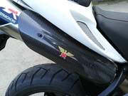 Moto Morini Corsaro – Hitzeschutz Endtopf li/re