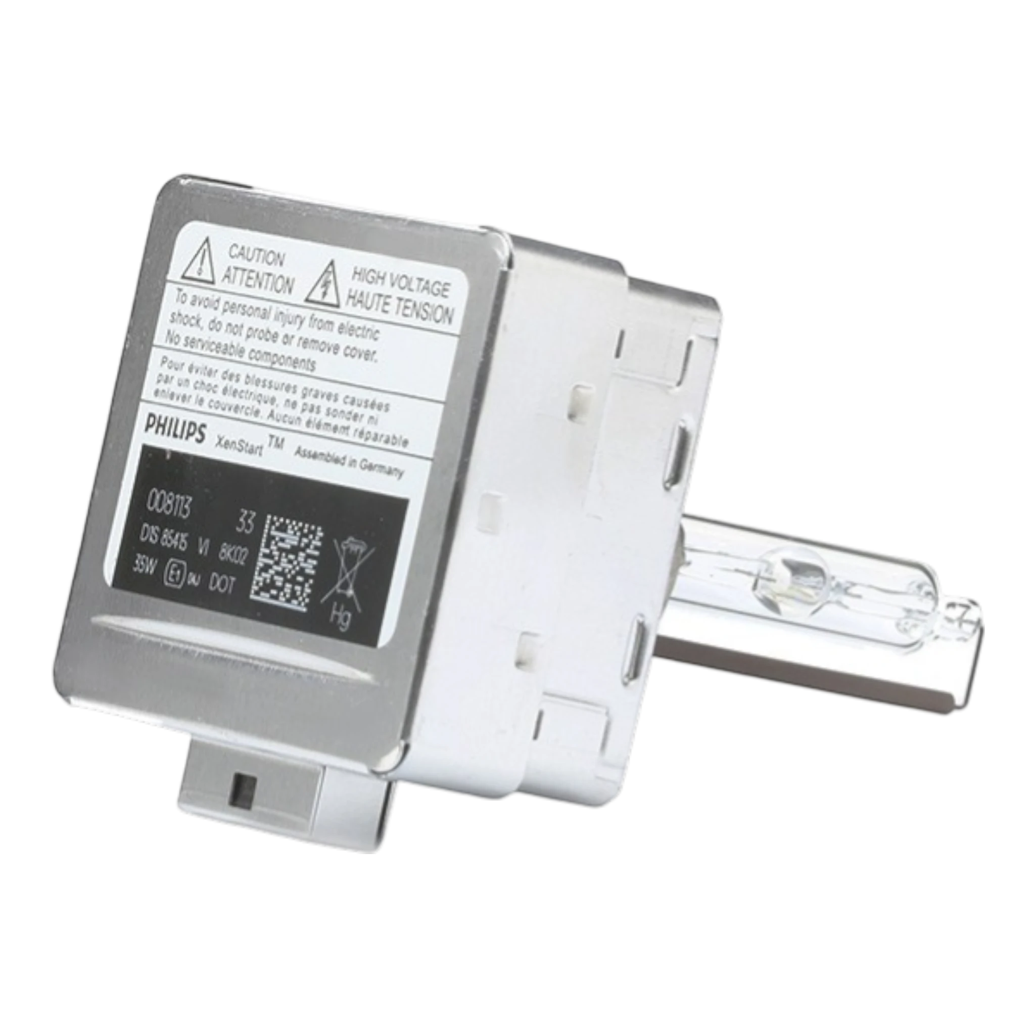 Philips D1S Xenon Brenner 85415 35W Original Ersatzlampe für Fahrzeug-Xenon-Scheinwerfer mit integriertem Sockel.