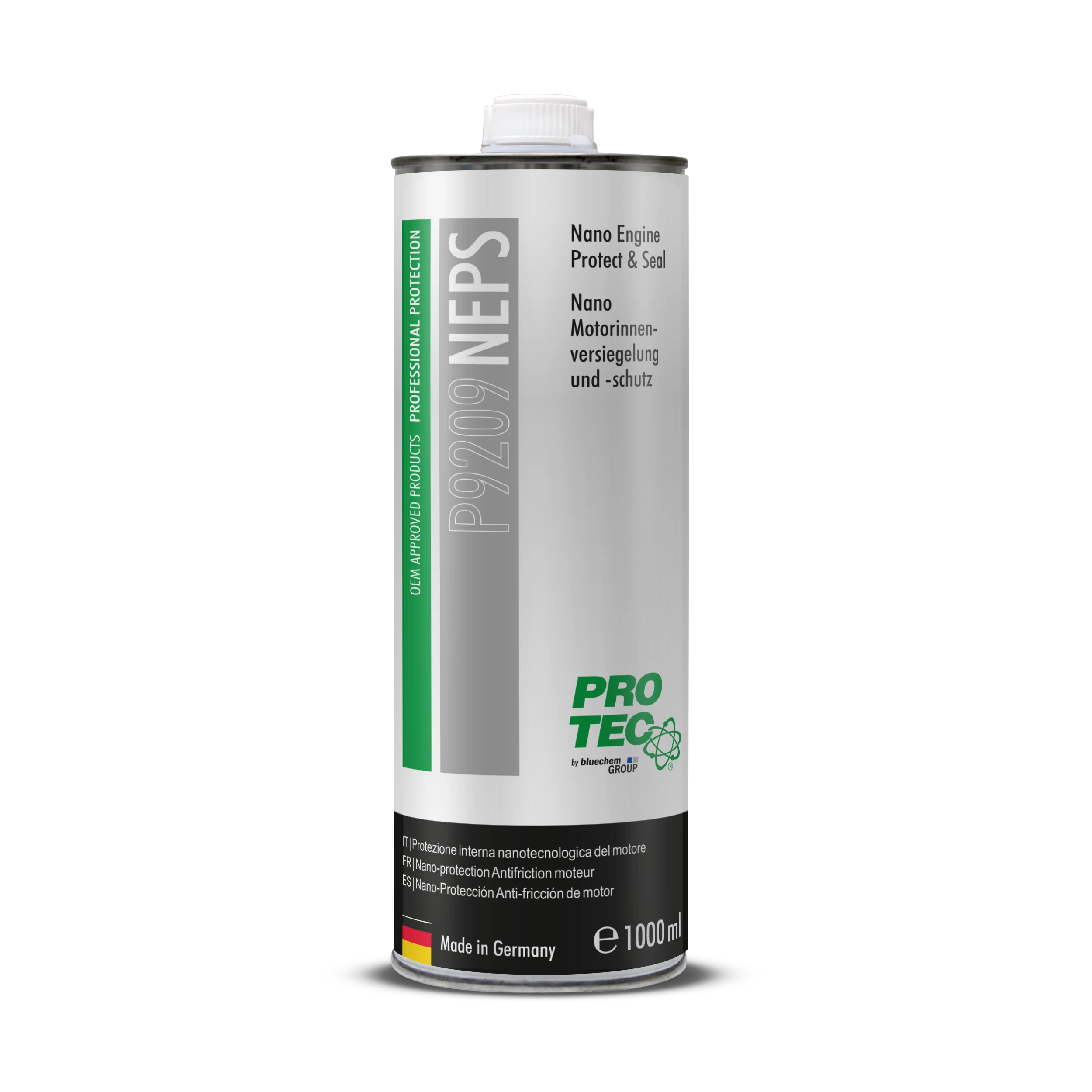 PRO-TEC P209 NEPS Nano Motorinnenversiegelung 1000 ml – professionelle Motorversiegelung für langanhaltenden Schutz und reduzierte Motorreibung.