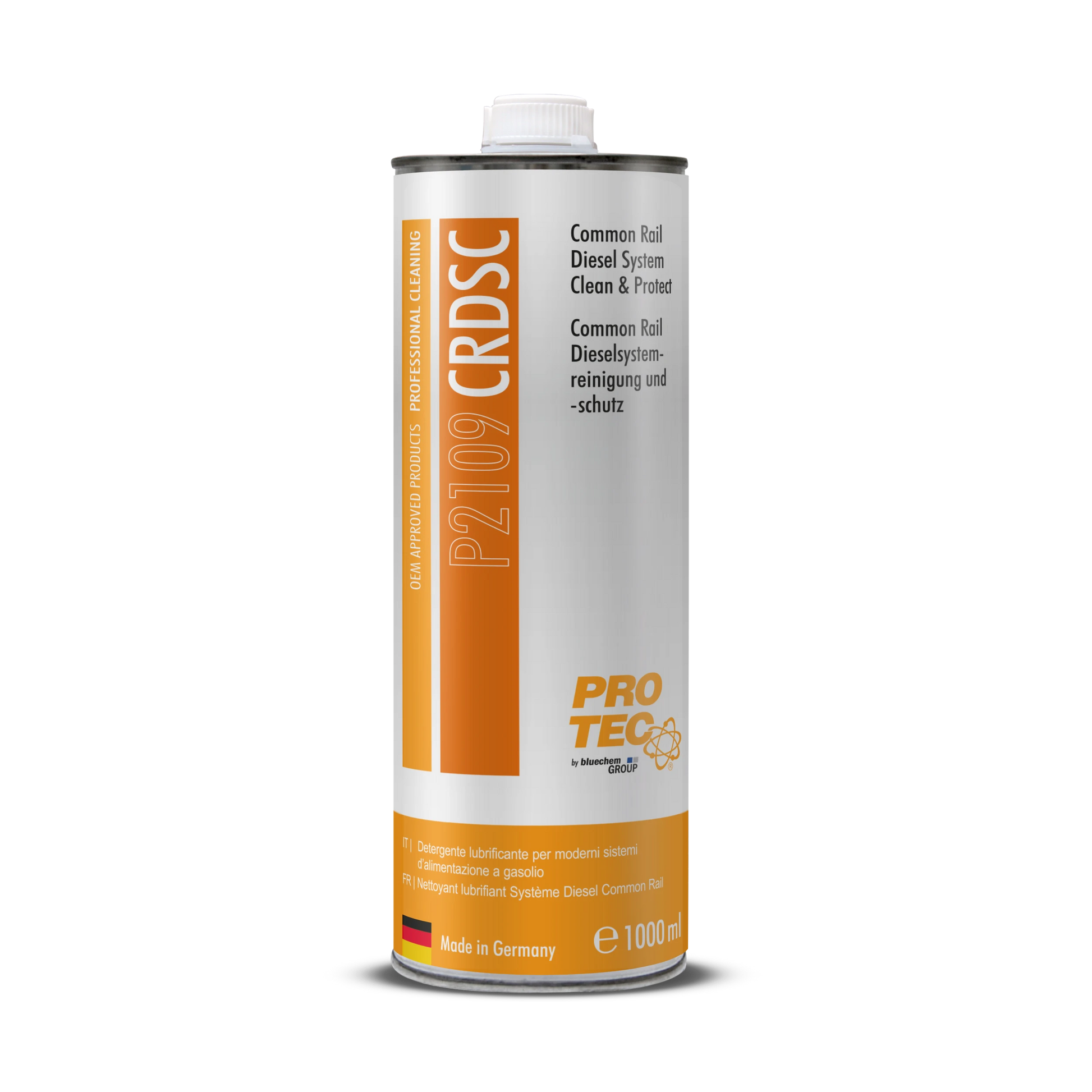 PRO-TEC P2109 CRDSC Common Rail Diesel Systemreiniger 1000 ml für Diesel-Einspritzsysteme, Injektoren und Kraftstoffsystemschutz.