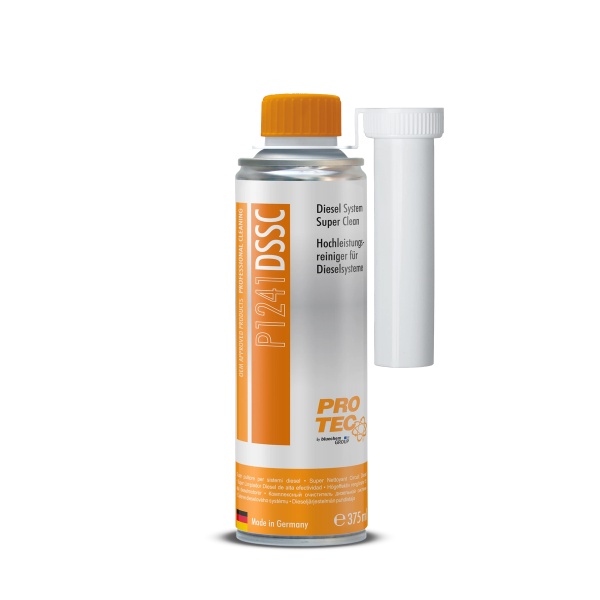 PRO-TEC P124 DSSC Diesel System Super Clean 375 ml Dieseladditiv zur Reinigung von Einspritzsystem und Dieselmotor