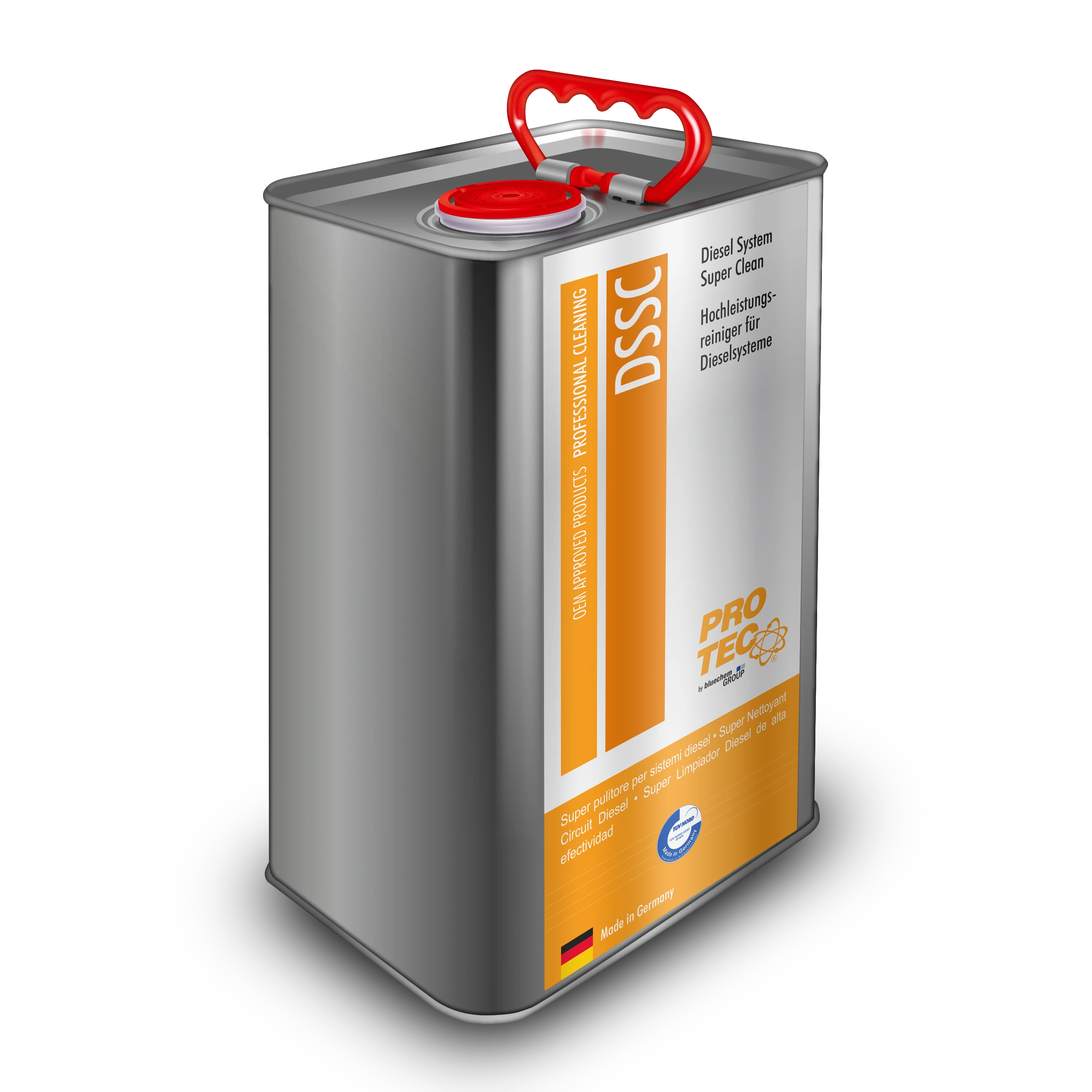 PRO-TEC P124 DSSC Diesel System Super Clean 5 Liter Kanister Dieselreiniger für professionelle Reinigung von Dieselsystemen