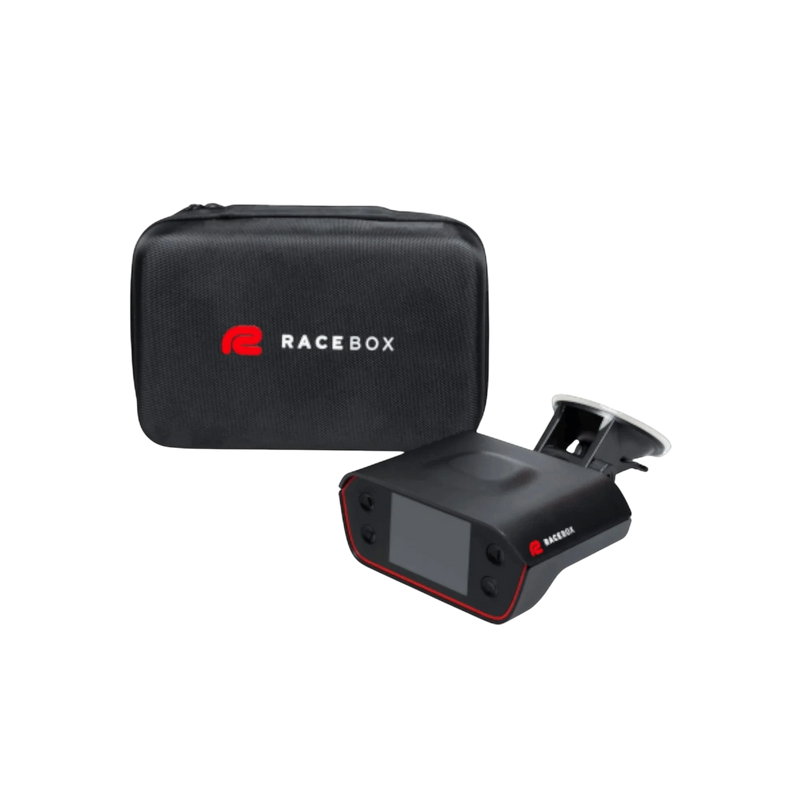 RaceBox Mini GPS Laptimer für Motorsport und Trackdays mit Transporttasche – präzises Performance- und Telemetriegerät zur Analyse von Rundenzeiten und Fahrdaten.